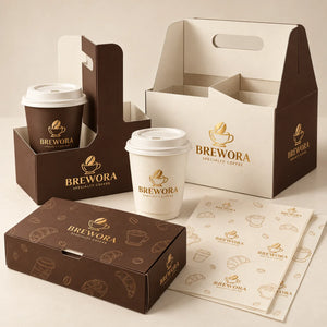 Custom Double Wall Hot Drink Paper Coffee Cup with Logo | MOQ 5,000