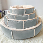 Wholesale Manufacturer Custom Logo Donut Round Product Dog Cat Pet Bed Accessories
