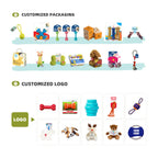 Custom No Stuffing Plush Dog Toy | Reinforced Stitching | OEM ODM Wholesale