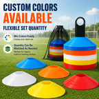Custom Football Agility Cones with Logo | Bulk MOQ 200