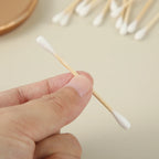 Private Label Cotton Bud 300pcs | 10,000 Boxes MOQ Bamboo Stick Eco