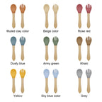 Custom Silicone Toddler Feeding Set 6pcs | BPA-Free, Food-Grade, Logo Print/Laser, Free Sample