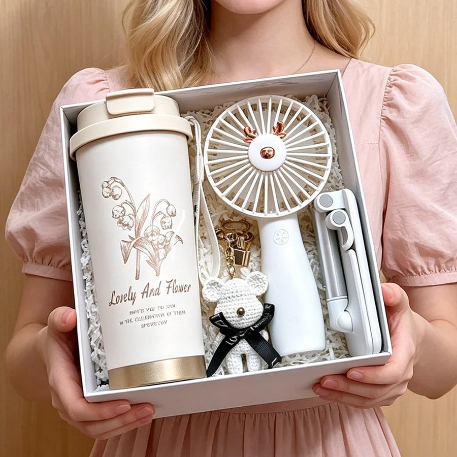 Custom Luxury Stainless Steel Gift Sets 300 MOQ | Silk Screen Logo Corporate