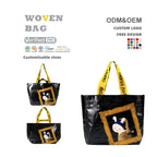 Custom PP Woven Tote Bags | 20 MOQ | 5,000 for Logo