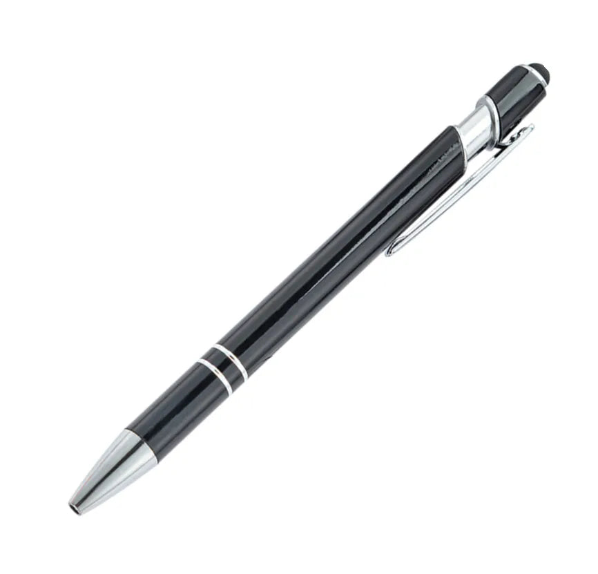 Custom Metal Stylus Pen with Logo | 2-in-1 Ballpoint MOQ 100