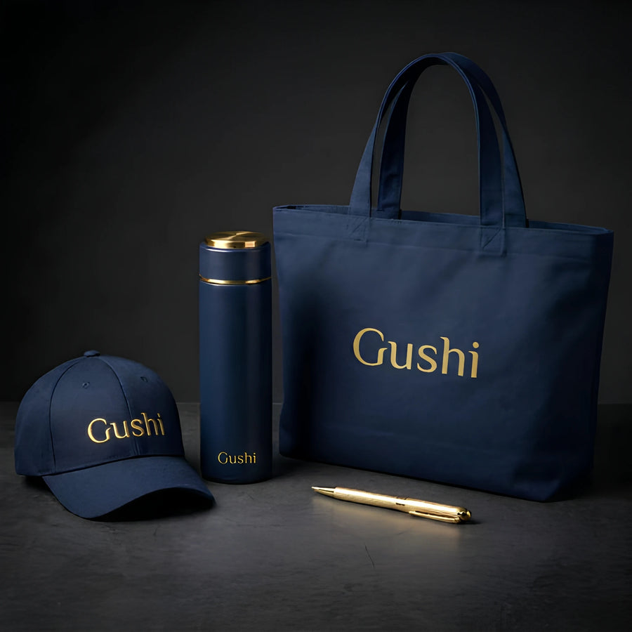 Luxury Corporate Gift Sets with Logo – 4-in-1, 15-Day Lead