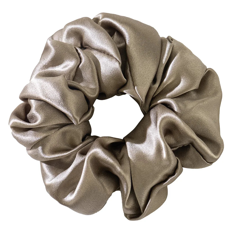 Custom Silk Scrunchies with Logo | Bulk MOQ 2 Pcs