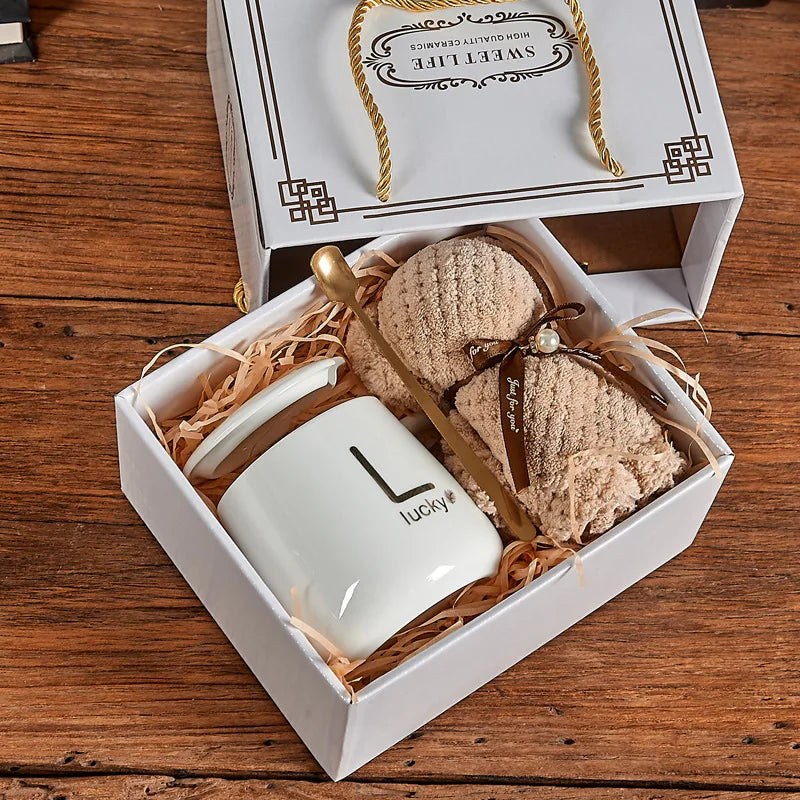 Custom Ceramic Mugs: 40 MOQ, 7-Day Lead, BPA-Free | 301-400ml Drinkware with Lid & Gift Box