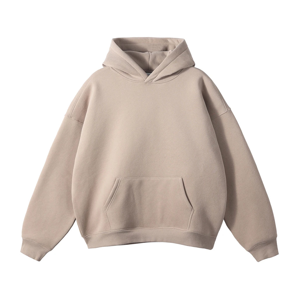 Thick Cotton Fleece Hoodie for Custom Printing (Oversized Fit)