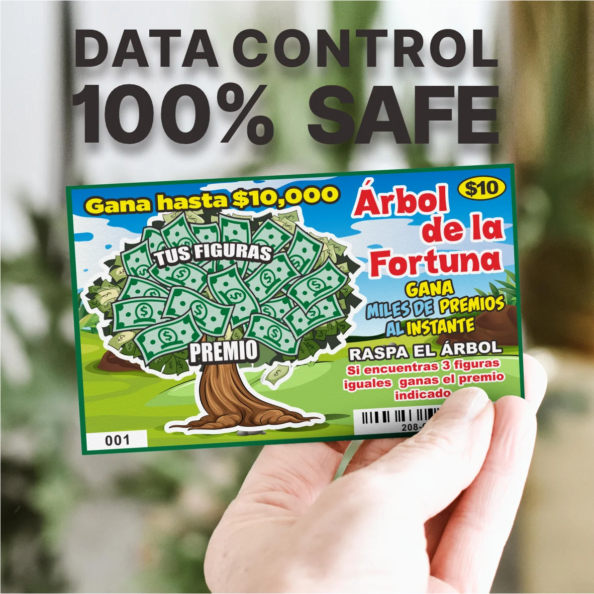 Custom Scratch Cards 5000 Pcs | Scratch-Off Lottery Tickets Promotional