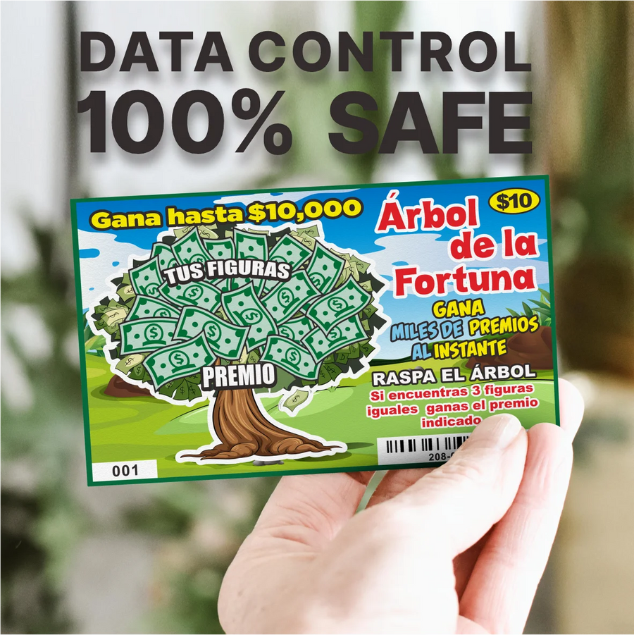 Custom Scratch Cards 5000 Pcs | Scratch-Off Lottery Tickets Promotional