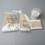 Medical-Grade Cotton Swabs CE0197 ISO13485 | Bamboo/Wood/Plastic Sticks | 15-Day Lead Time