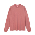 Oversized 310g Acid Washed Cotton Long Sleeve T-Shirt | Custom Printing | Vintage