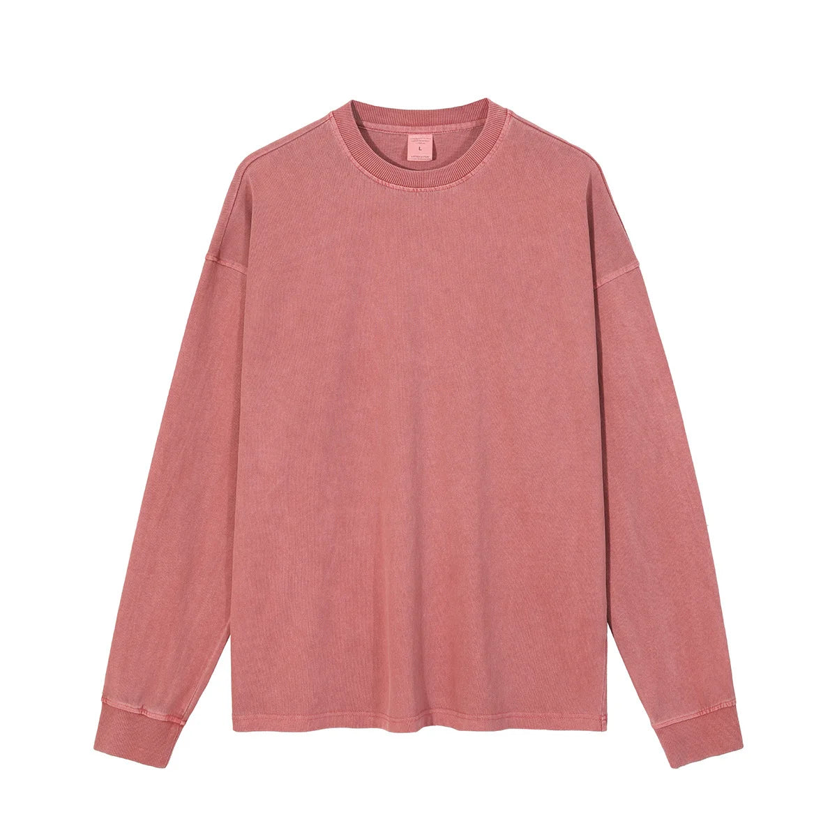 Oversized 310g Acid Washed Cotton Long Sleeve T-Shirt | Custom Printing | Vintage