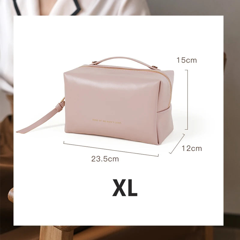 Custom Cosmetic Bags with Logo – PU Leather, 300 pcs MOQ