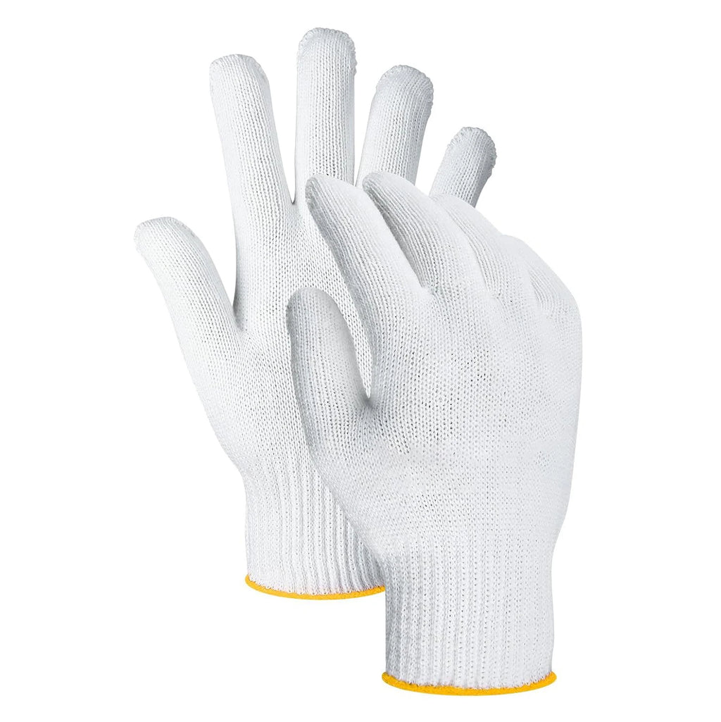 Custom Cotton Work Gloves with Printing | Bulk MOQ 8 Pairs