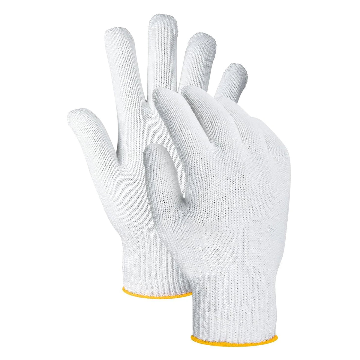 Custom Cotton Work Gloves with Printing | Bulk MOQ 8 Pairs
