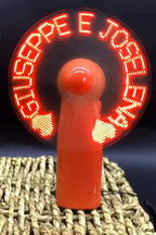 Custom LED Fan 11.6cm | Portable Message Display | Wedding Concert Giveaways