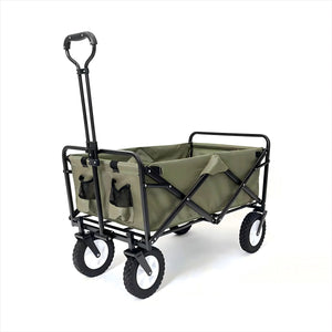 Foldable Garden Cart: 100kg Capacity, 9-Day Lead, 4-Wheel | Camping & Outdoor Trolley with OEM