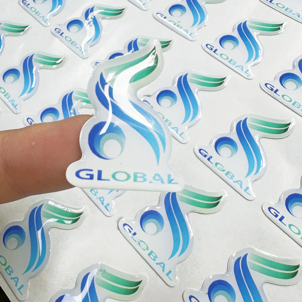 Custom Waterproof Vinyl Stickers | 100 Pcs MOQ UV Printing Die-Cut