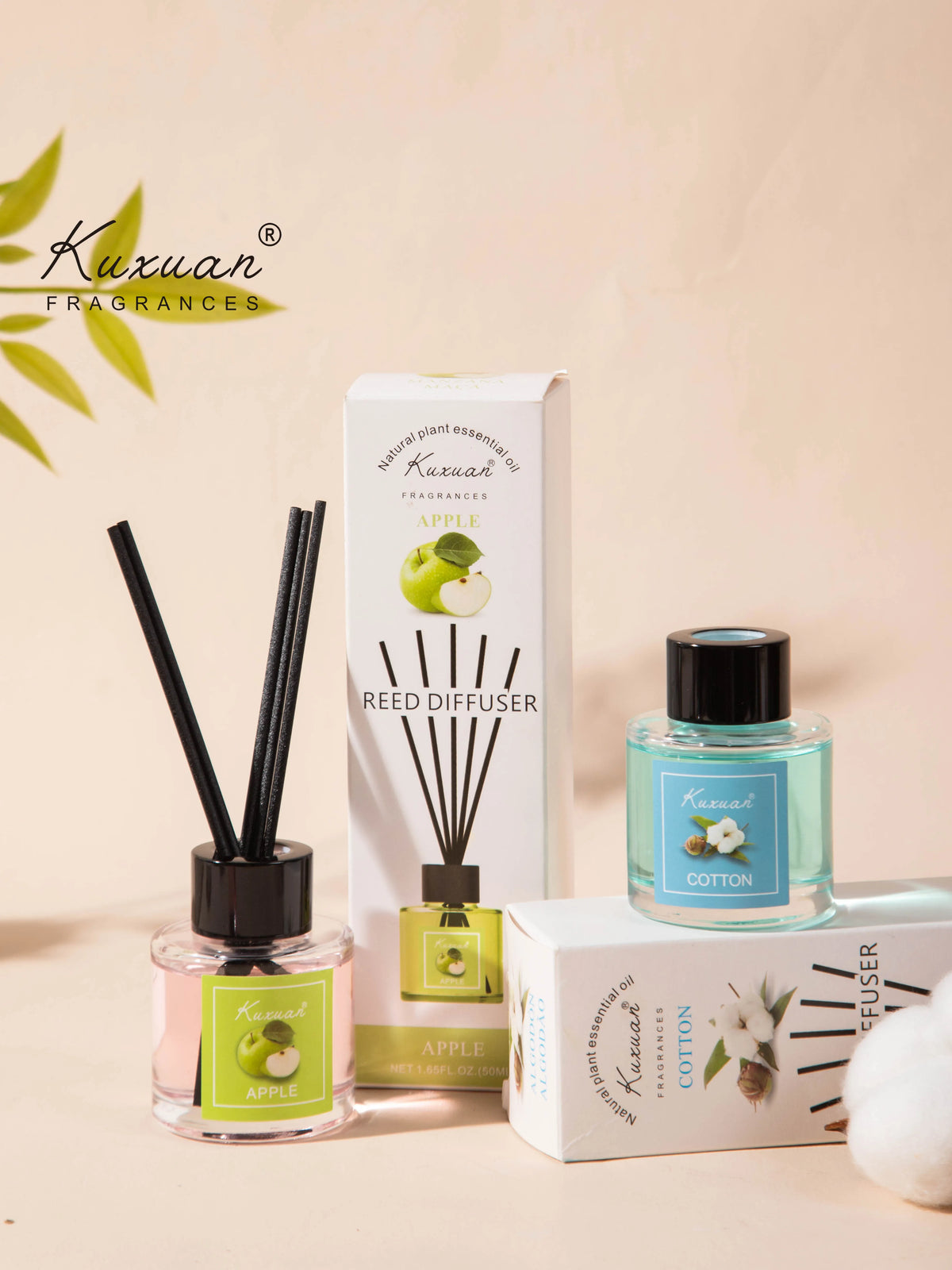 Custom Reed Diffuser Set with Logo | 500 MOQ | 50ml
