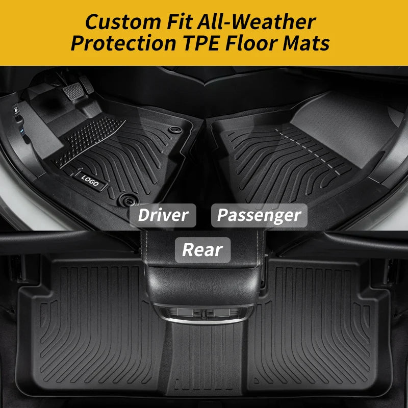 Custom Fit All Weather 3D TPE Floor Mats for Suzuki Dzire