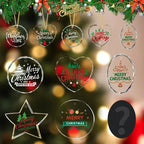 Custom Engraved Glass Ornaments 78mm | MOQ 100