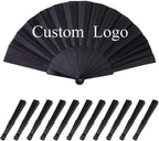 Custom Printed Hand Fans with Logo – 100 MOQ, 7-12 Day Lead