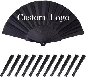 Custom Printed Hand Fans with Logo – 100 MOQ, 7-12 Day Lead