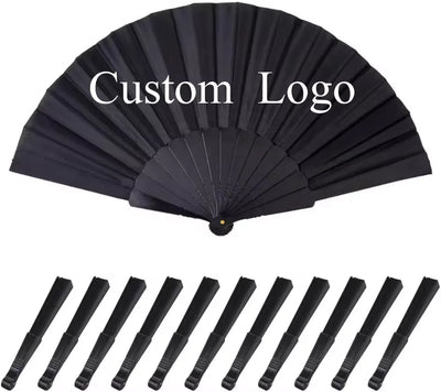 Custom Printed Hand Fans with Logo – 100 MOQ, 7-12 Day Lead