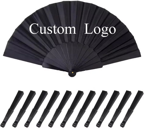 Custom Printed Hand Fans with Logo – 100 MOQ, 7-12 Day Lead
