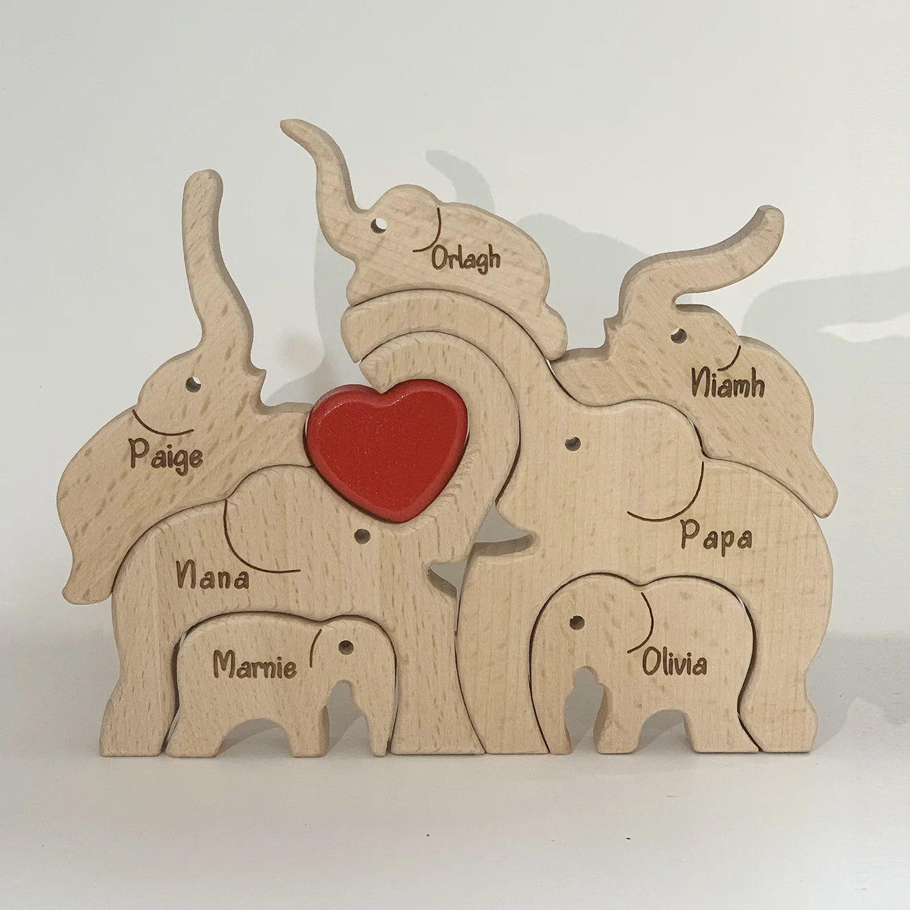Personalized Wooden Bear Puzzle | FSC-Certified Custom Engraved Gift | Bulk Corporate