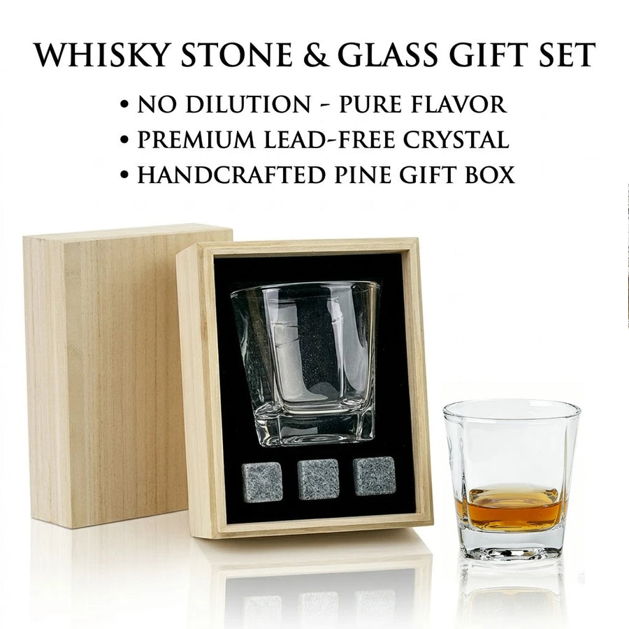 Custom Whiskey Glass Set with Logo | LFGB Certified | 24 MOQ
