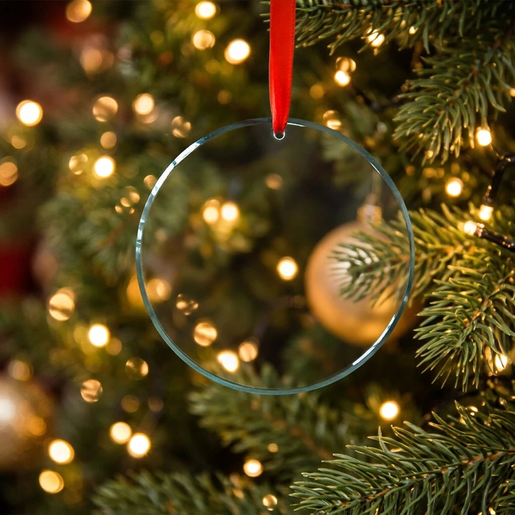 Custom K9 Crystal Christmas Ornaments with Logo | MOQ 2