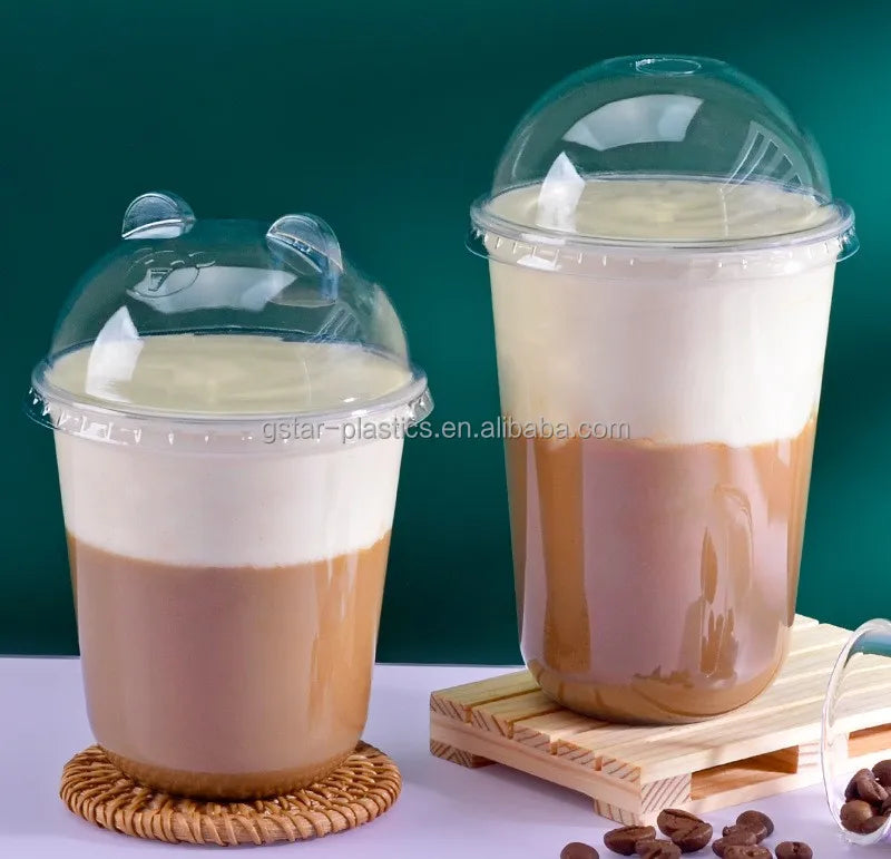 Custom Logo Takeaway Plastic Cups | Bulk MOQ 5000