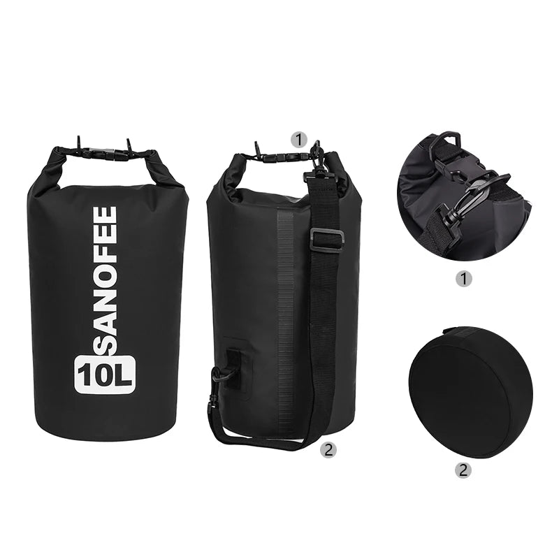 Custom Waterproof Dry Bag 500D PVC | 200 MOQ for Outdoor Retail & Promotions