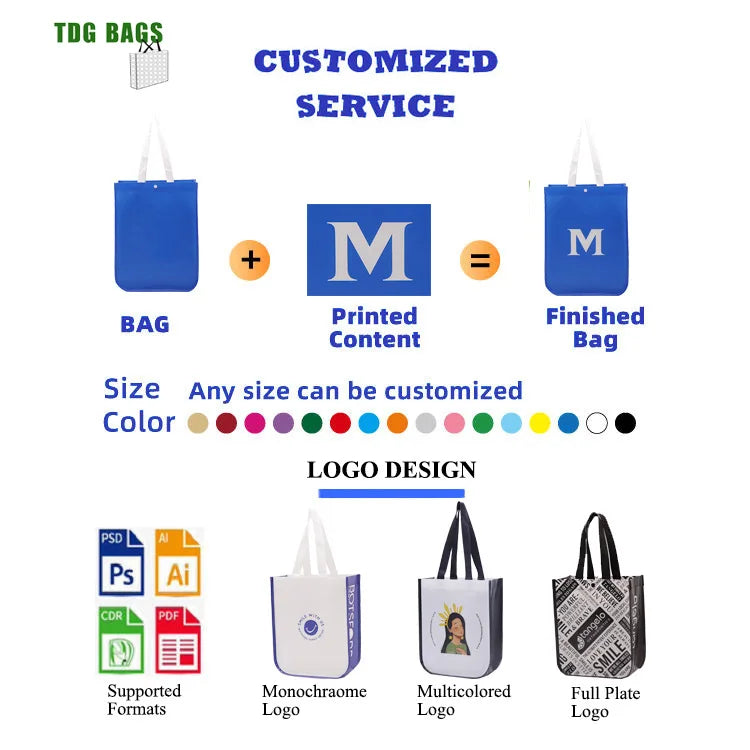 Custom Logo Non Woven Tote Bags Wholesale | MOQ 500
