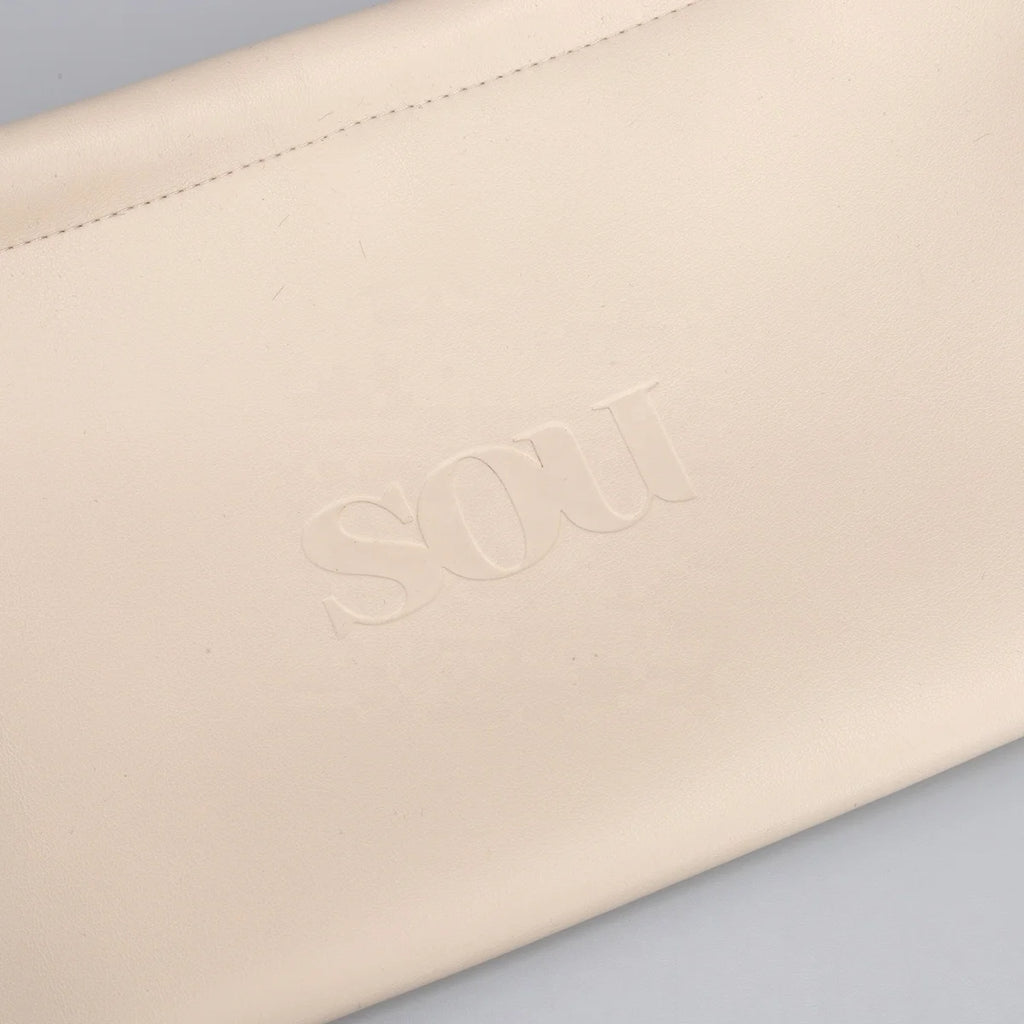 Custom PU Leather Cosmetic Pouch | Emboss Logo | 300 MOQ