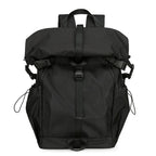 Modern Foldable Roll-Top Nylon Backpack | Unisex School & Travel