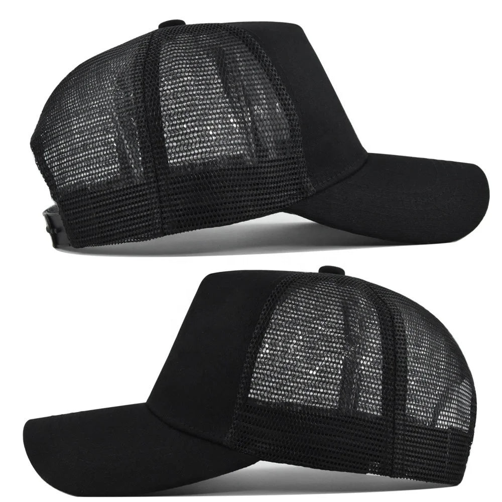 Custom Trucker Hat 5 Panel Mesh | 30 Pcs MOQ Bulk Wholesale Cap