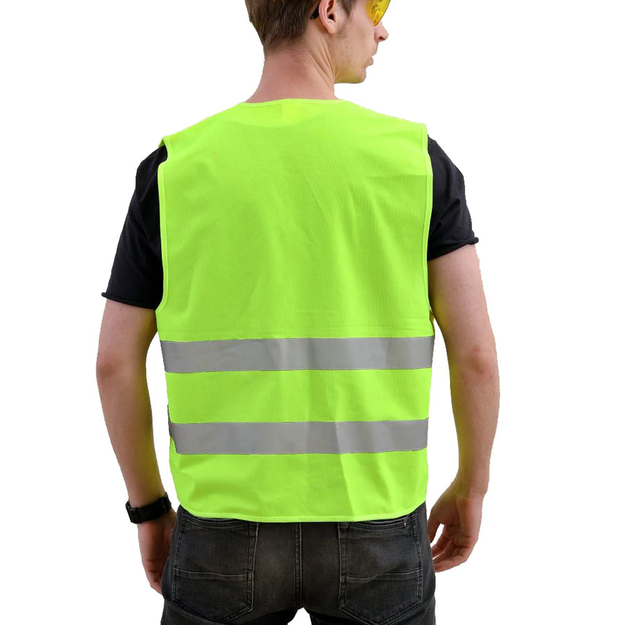 ANSI Class 2 Safety Vest 500pcs MOQ | 8 Colors, S-5XL, Custom Logo from $0.10/piece for Construction