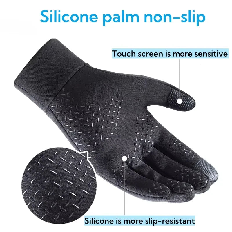 Custom Winter Touch Screen Gloves with Logo | Cycling Liners MOQ 100