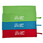 Custom 85/15 Microfiber Towel 50pcs MOQ | Quick-Dry CMYK/Silk Print for Beach Fitness Camping
