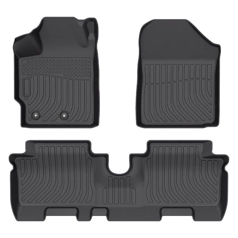 Toyota Yaris 3D All-Weather TPE Floor Mats Full Set (2006-2009, 2014-2022)