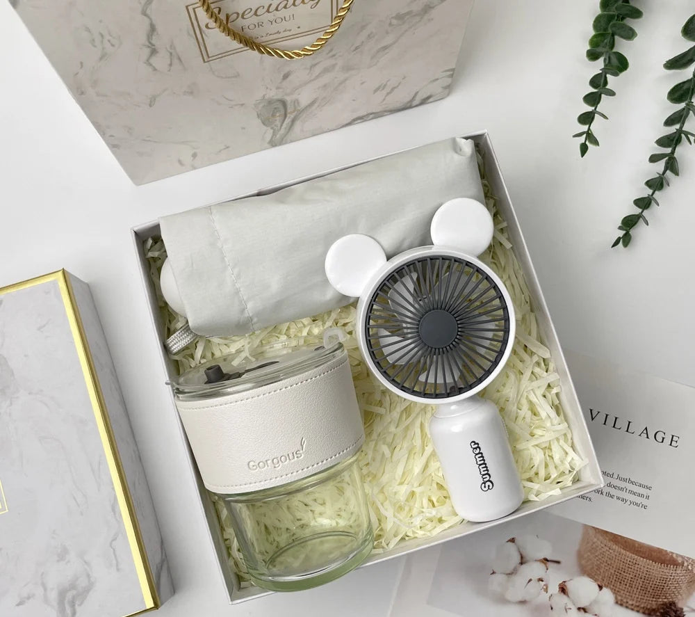 Custom Ceramic Gift Sets: 10 MOQ, 5-Day Lead | Mug, Bottle, Towel for Weddings & Corporate Gifts