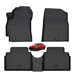 Custom 5D Leather Car Floor Mats for Automatic Hyundai Elantra AD