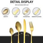 24-Piece Stainless Steel Flatware Set with Logo | 1 MOQ