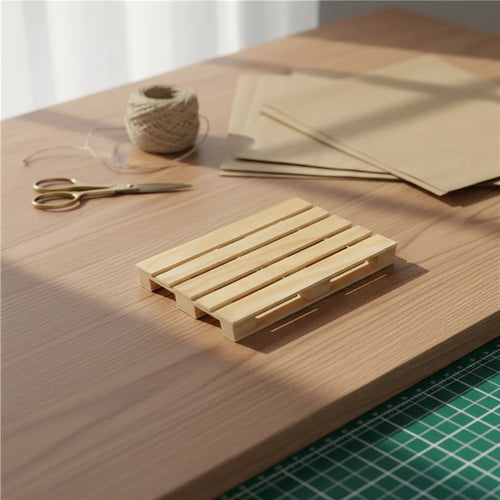 Customized Wooden Pallet Coasters with Logo | Eco-Friendly Bulk