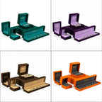 Custom Velvet Jewelry Box Wholesale | PU Leather SGS Certified 300 MOQ