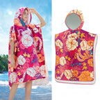 Custom Synthetic Anti-Odor Beach Changing Robe Poncho